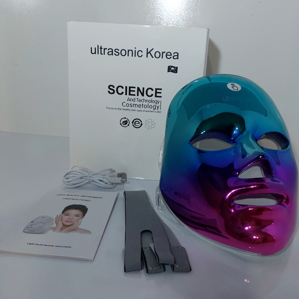 ماسک نقابی ال ای دی اولتراسونیک کره